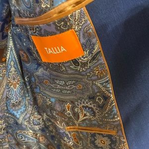 Tallis Couture Mens Navy Wool Blazer